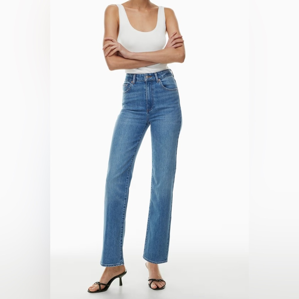 Aritzia Denim Forum the 90s Naomi super high stovepipe- size 28